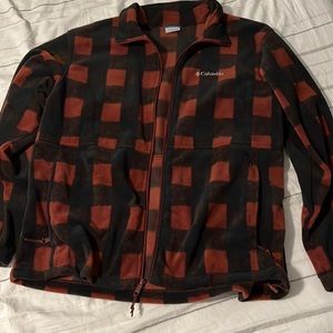 Columbia Fleece Checkered Jacket